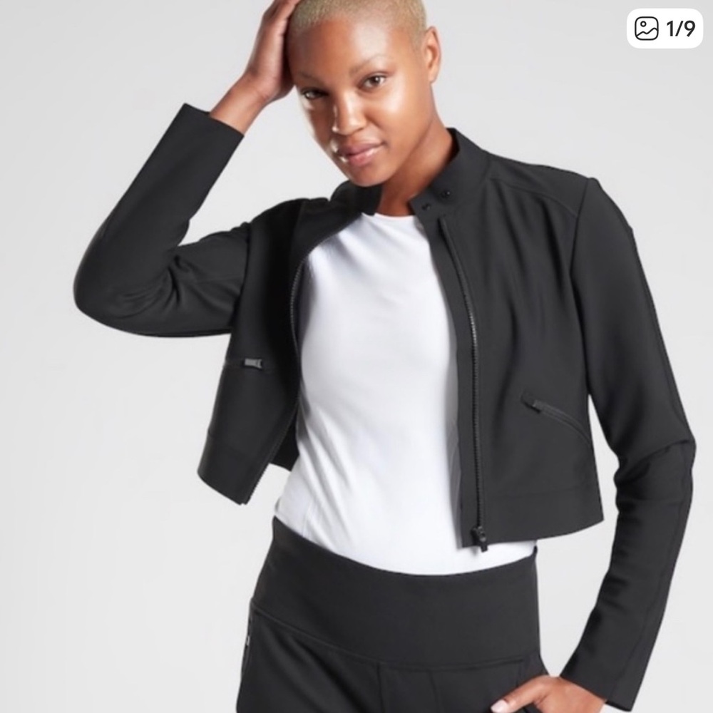 Athleta Lunar Luna Moto Jacket sz‎ 6